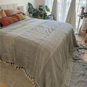 King sized Oaxacan Bed Coverlet tapestry